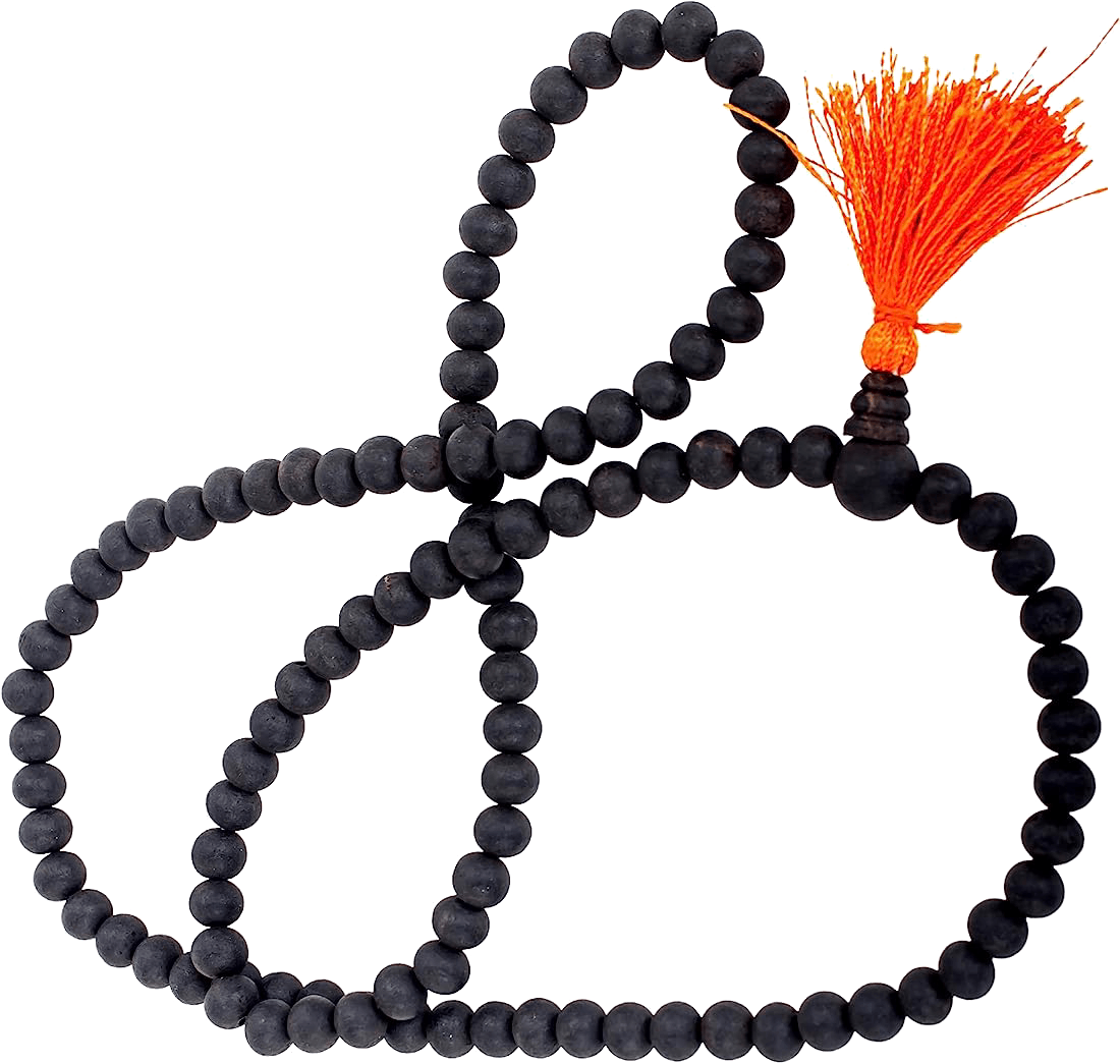 Original Karungali Malai (Ebony wood Mala) 108 Beads 6MM, 8MM,10MM With GOVT. Certificate